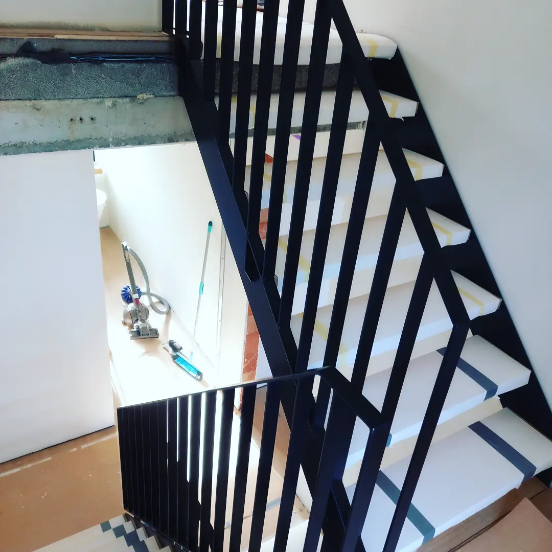 Project: Metalen trap met eiken tredes