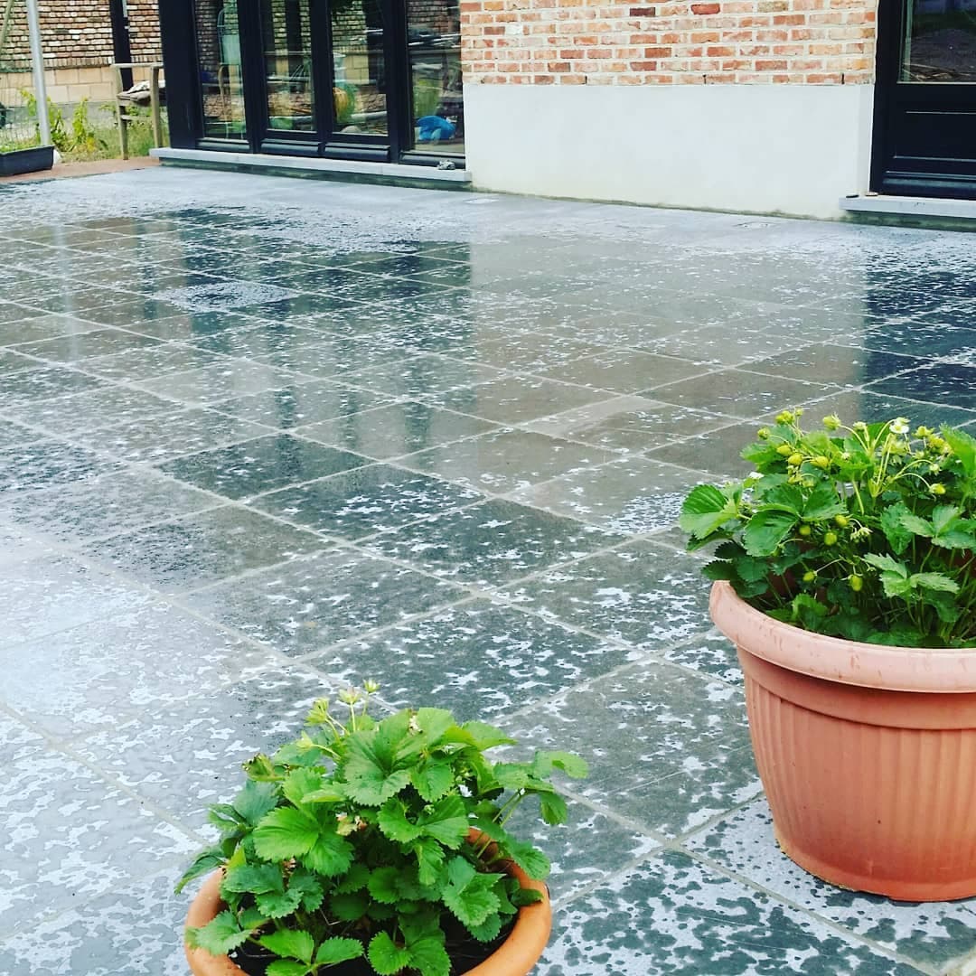 Project: Blauwe Hardsteen 40x40