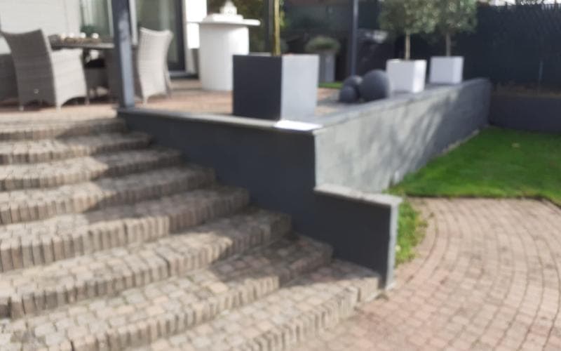 Afbraak bestaand terras, aanleg nieuw terras — beeld 6